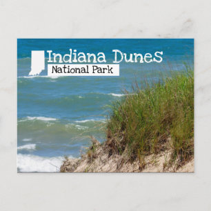 Indiana Dunes National Park Beach Dune Postcard
