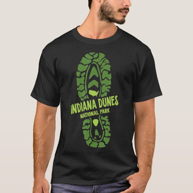 Indiana Dunes National Park Indiana Islands IN Hik T-Shirt (Front)