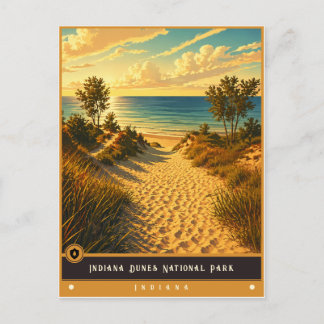 Indiana Dunes National Park | Indiana Vintage Postcard