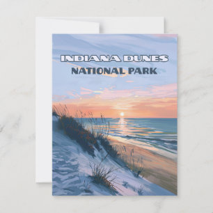 Indiana Dunes National Park Lake Michigan Card