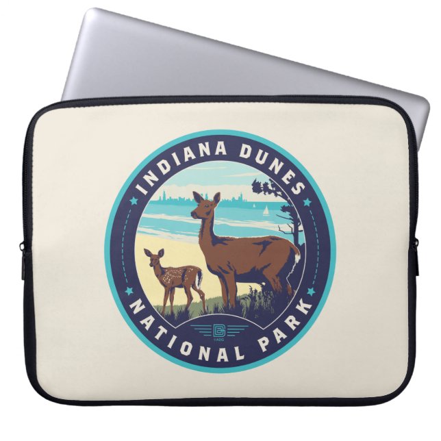 Indiana Dunes National Park Laptop Sleeve (Front)