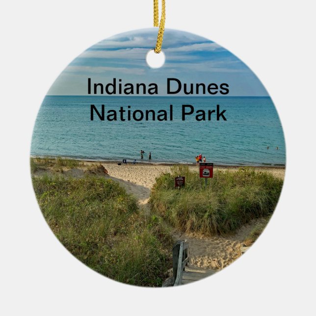 Indiana Dunes National Park ornament (Front)