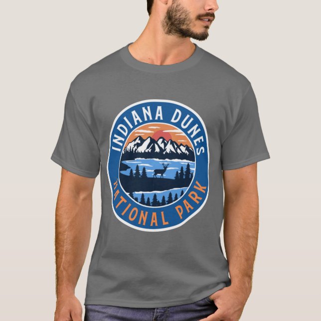 Indiana Dunes National Park Oversized 10 T-Shirt (Front)