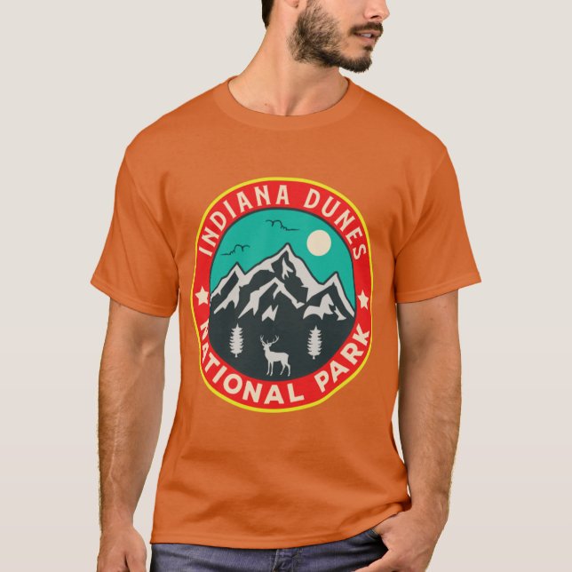 Indiana Dunes National Park Oversized 3 T-Shirt (Front)