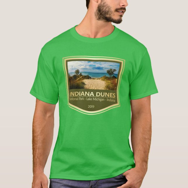 Indiana Dunes National Park PF2 Oversized T-Shirt (Front)
