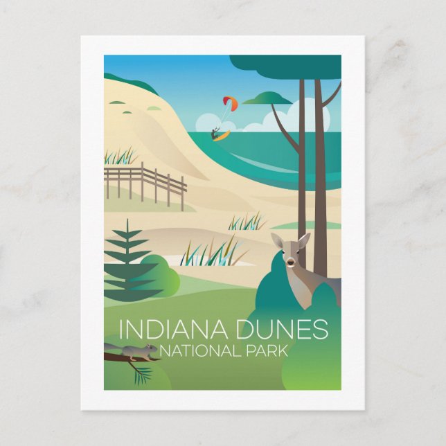 Indiana Dunes National Park Postcard (Front)