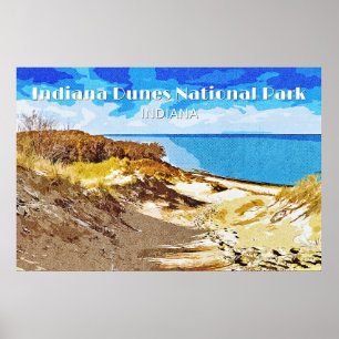 Indiana Dunes National Park Poster