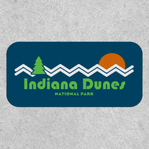 Indiana Dunes National Park Retro Patch