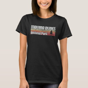 Indiana Dunes National Park Retro Style Vintage 70 T-Shirt