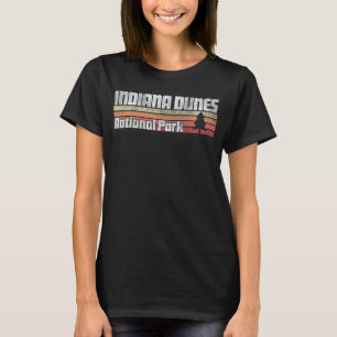 Indiana Dunes National Park Retro Style Vintage 70 T-Shirt