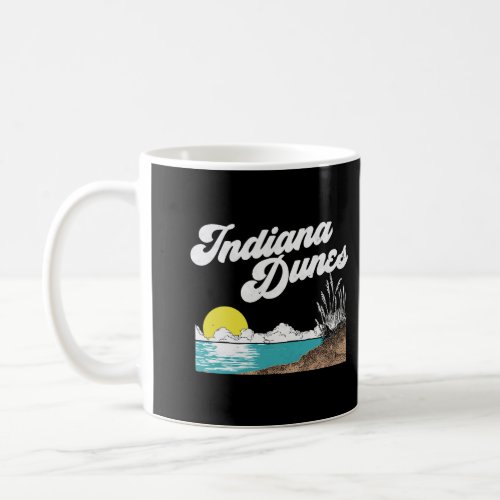 Indiana Dunes National Park Retro Vintage 80S Coffee Mug