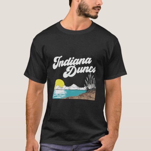 Indiana Dunes National Park Retro Vintage 80S Hoo T_Shirt