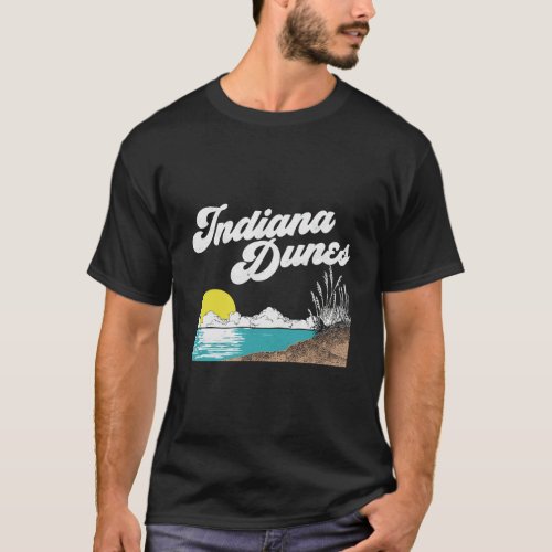 Indiana Dunes National Park Retro Vintage 80S T_Shirt