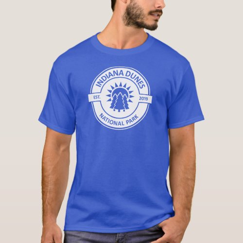 Indiana Dunes National Park Sun Trees T_Shirt