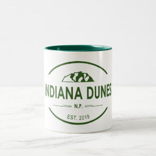 Indiana Dunes National Park Two-Tone Coffee Mug