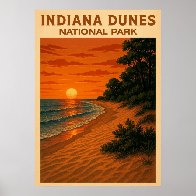 Indiana Dunes National Park V01 Poster (Front)