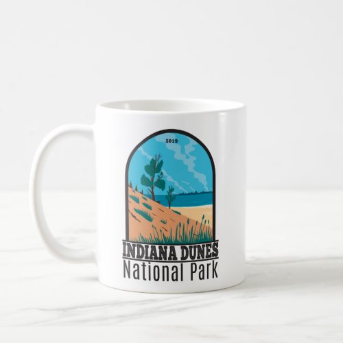 Indiana Dunes National Park Vintage Coffee Mug