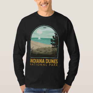 Indiana Dunes National Park Vintage Emblem T-Shirt