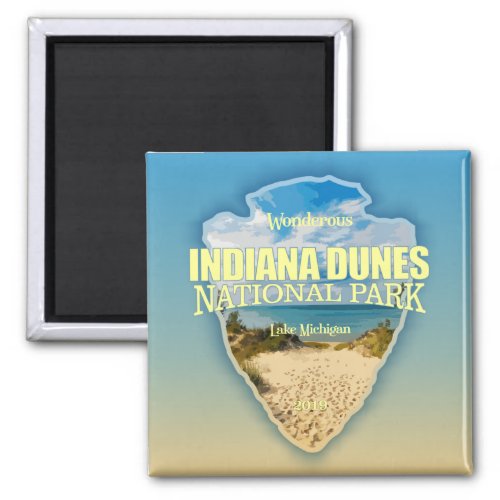 Indiana Dunes NP arrowhead Magnet