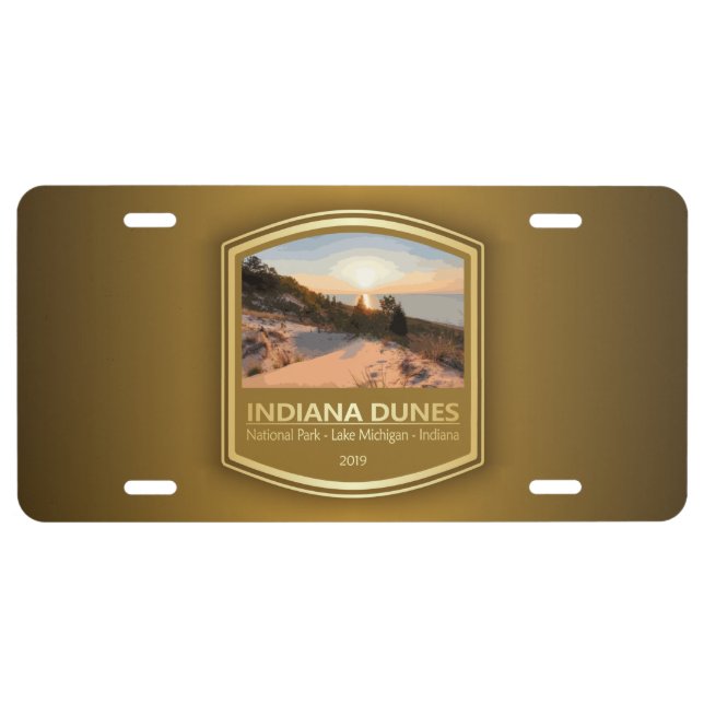 Indiana Dunes NP (PF1) License Plate (Front)