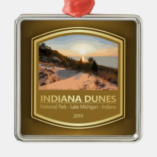 Indiana Dunes NP (PF1) Metal Ornament