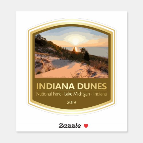 Indiana Dunes NP PF1 Sticker