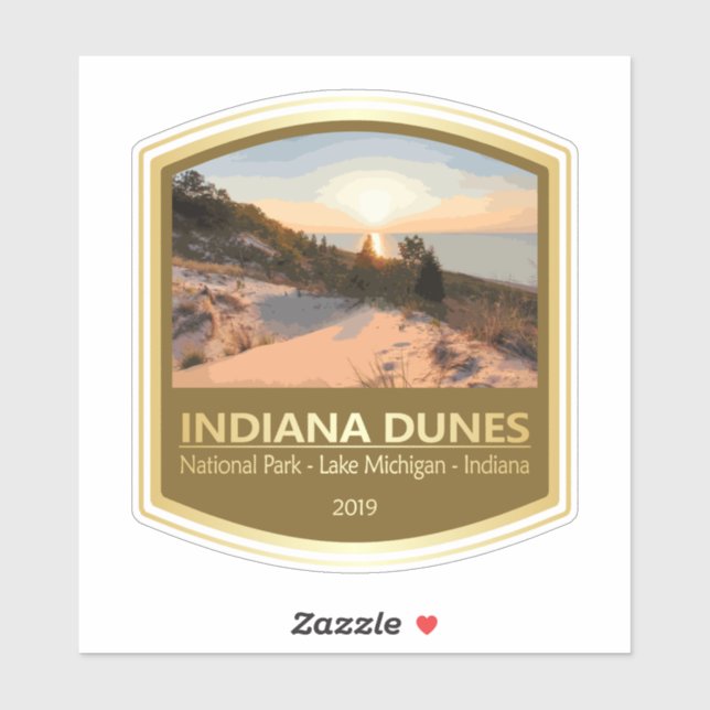 Indiana Dunes NP (PF1) Sticker (Sheet)