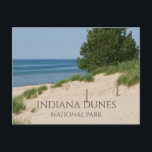 Indiana Dunes Postcard<br><div class="desc">Photograph from Lake View Beach at Indiana Dunes National Park,  formally Indiana Dunes National Lakeshore.</div>