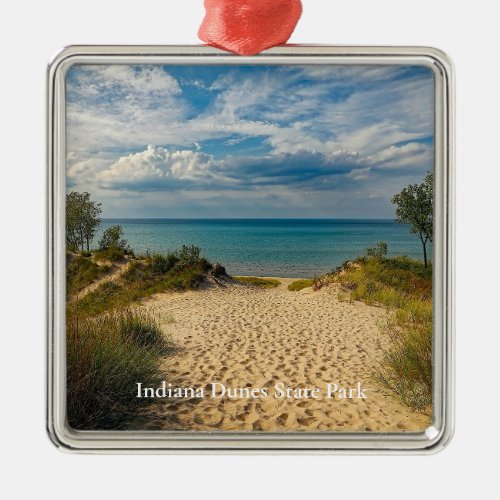 Indiana Dunes State Park Metal Ornament