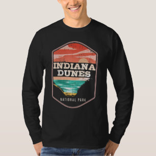 Indiana Dunes US States Indiana Park Tourist Trave T-Shirt