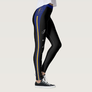Indiana fashion leggings, Indiana Flag /sports Leggings