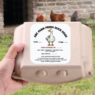 Indiana fda duck egg label