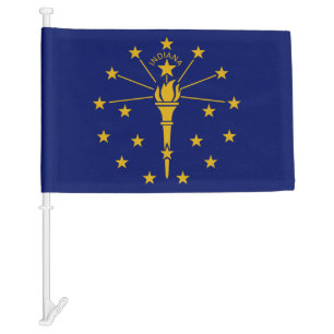 Indiana Flag & America State, USA /sports fans