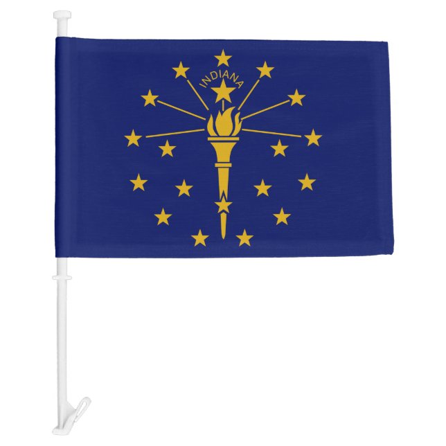 Indiana Flag & America State, USA /sports fans (Front)