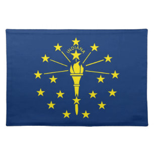 Indiana Flag American MoJo Placemat