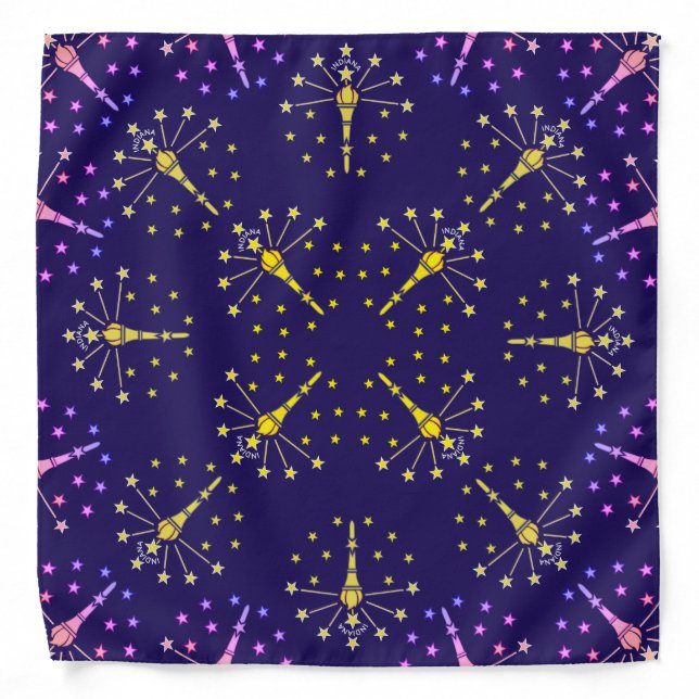 Indiana Flag Bandana (Front)