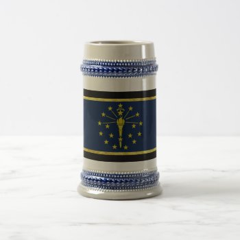 Indiana Flag Beer Stein by Pir1900 at Zazzle