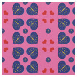 Indiana Flag &amp; Indiana Hearts fashion Fabric / USA