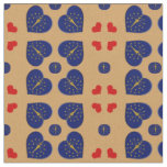 Indiana Flag &amp; Indiana Hearts fashion Fabric / USA