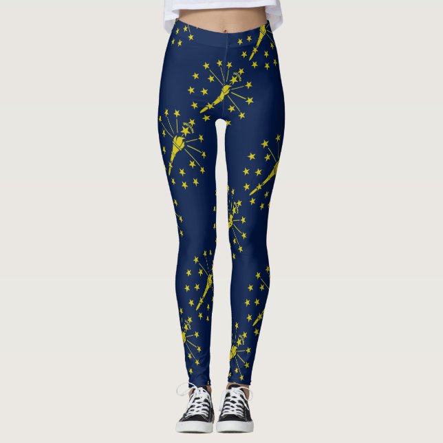 Indiana flag leggings (Front)