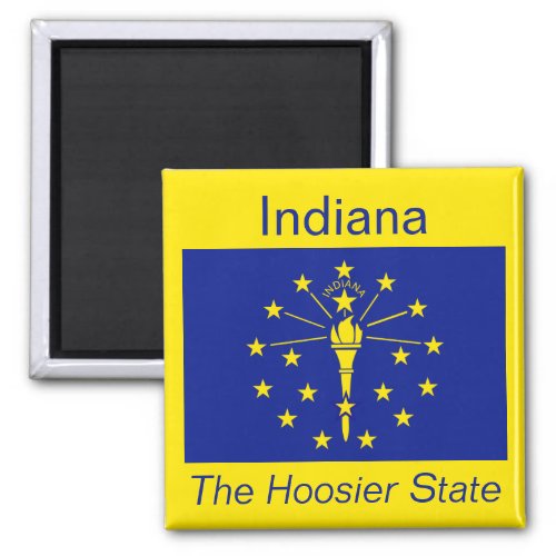 Indiana Flag Magnet