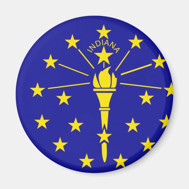 Indiana Flag Magnet (Front)