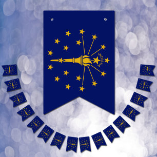 Indiana Flag Party, bunting Banners / Weddings