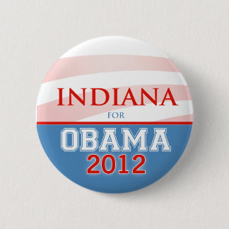 INDIANA for Obama 2012 Pinback Button