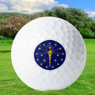 Indiana Golf Balls, state Flag / Patriots Balls