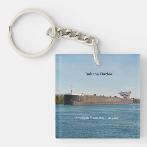 Indiana Harbor acrylic key chain