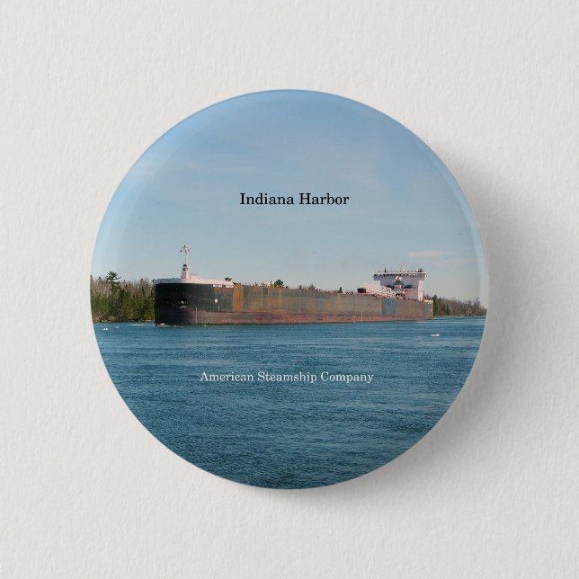 Indiana Harbor button (Front)