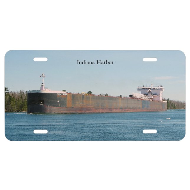Indiana Harbor license plate (Front)