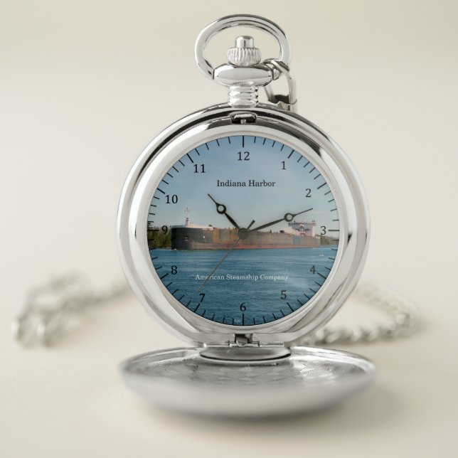 Indiana Harbor pocket watch (Inside)