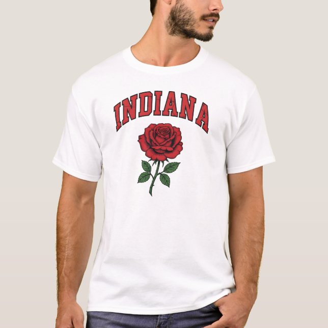 Indiana Heritage in Bloom T-Shirt (Front)